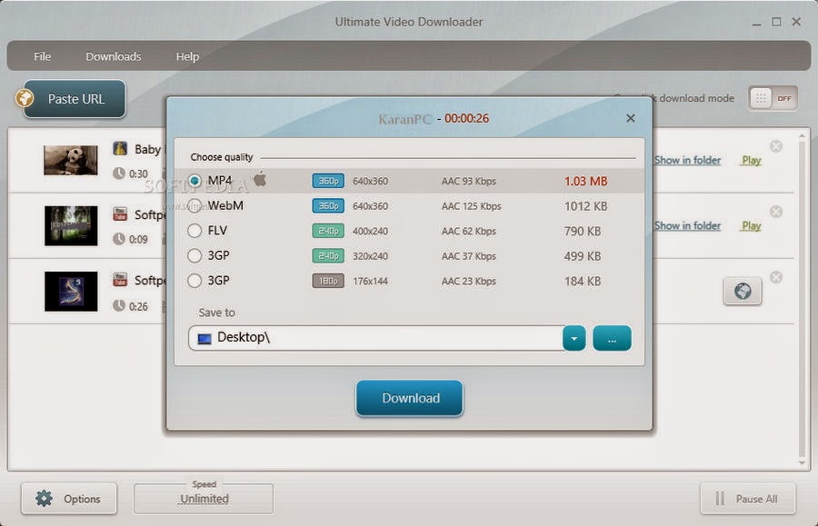 video downloader ultimate key
